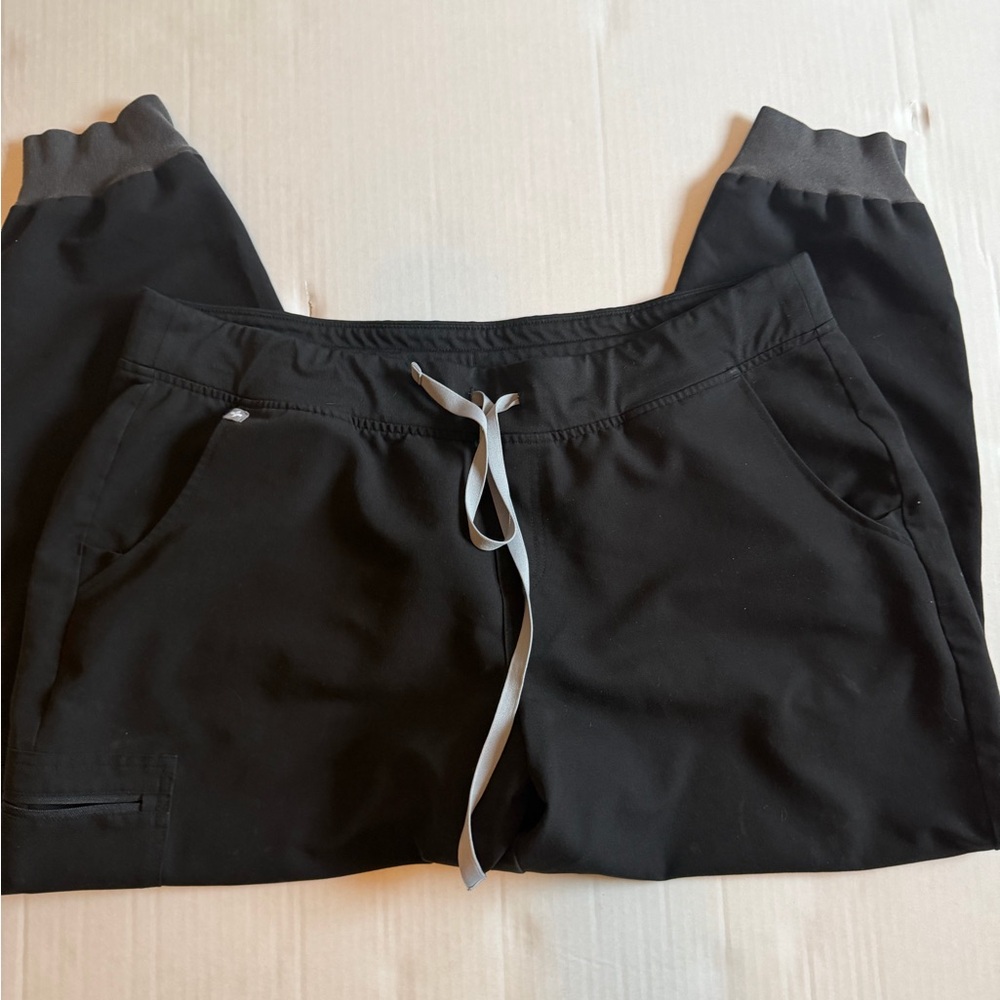 Figs Black Jogger Pants
